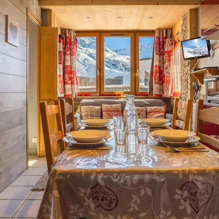 4 Pers, Coeur Val Thorens, 28m², Ski-in/ski-out, Confort & Commodites - Fr-1-637-38 公寓 瓦托伦斯