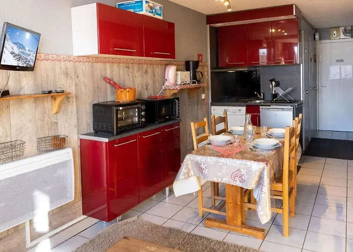 4 Pers, Coeur Val Thorens, 28m², Ski-in/ski-out, Confort & Commodites - Fr-1-637-38 瓦托伦斯