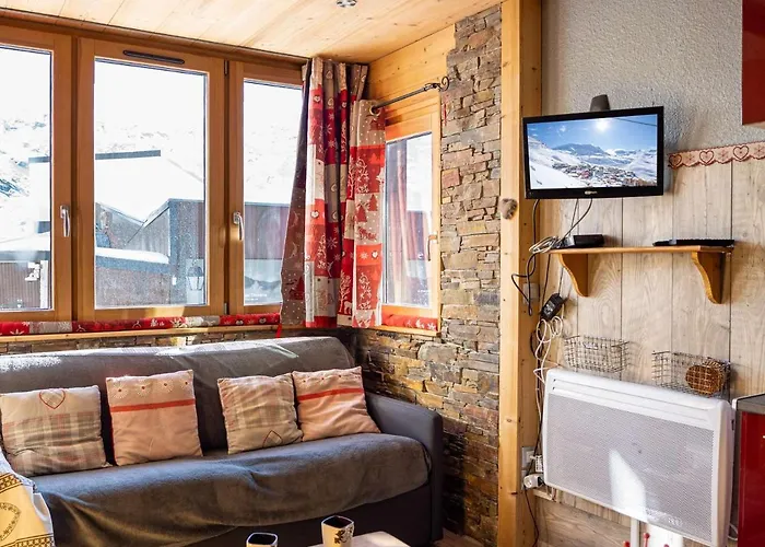 4 Pers, Coeur Val Thorens, 28m², Ski-in/ski-out, Confort & Commodites - Fr-1-637-38 公寓