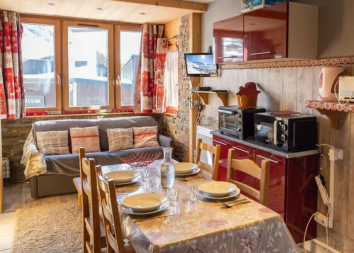 4 Pers, Coeur Val Thorens, 28m², Ski-in/ski-out, Confort & Commodites - Fr-1-637-38 Apartment Val Thorens